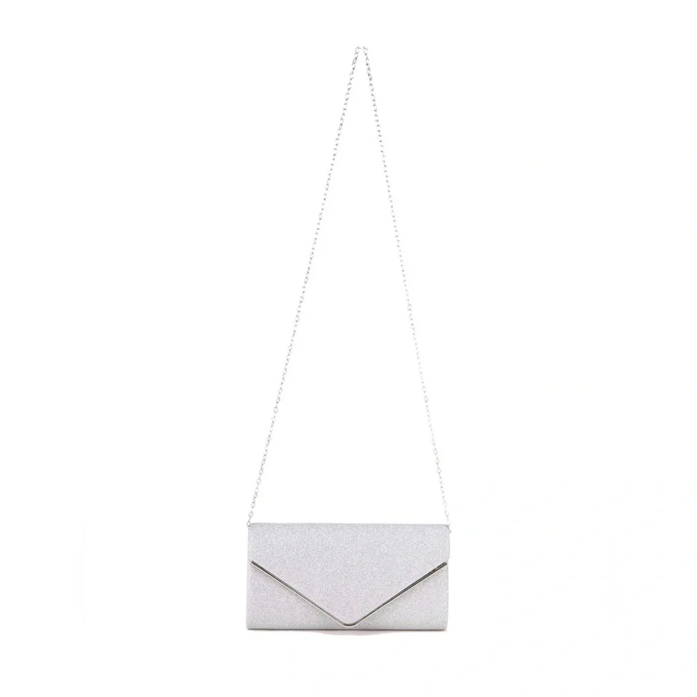 Silver Clutch/ Envelope Bag‎